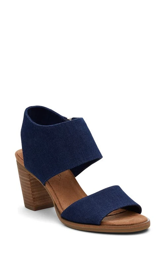 TOMS Majorca Cutout Sandal Navy at Nordstrom,