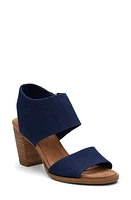 TOMS Majorca Cutout Sandal Navy at Nordstrom,