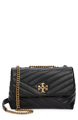 Tory Burch Small Kira Chevron Convertible Shoulder Bag in Black at Nordstrom