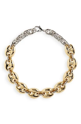 Rabanne XL Link Mariner Necklace in Gold /Silver at Nordstrom