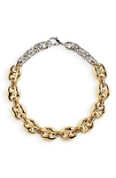 Rabanne XL Link Mariner Necklace in Gold /Silver at Nordstrom