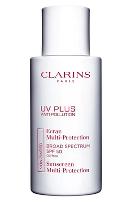 Clarins UV Plus Anti-Pollution Antioxidant Face Sunscreen SPF 50 in Neutral at Nordstrom, Size 1.7 Oz