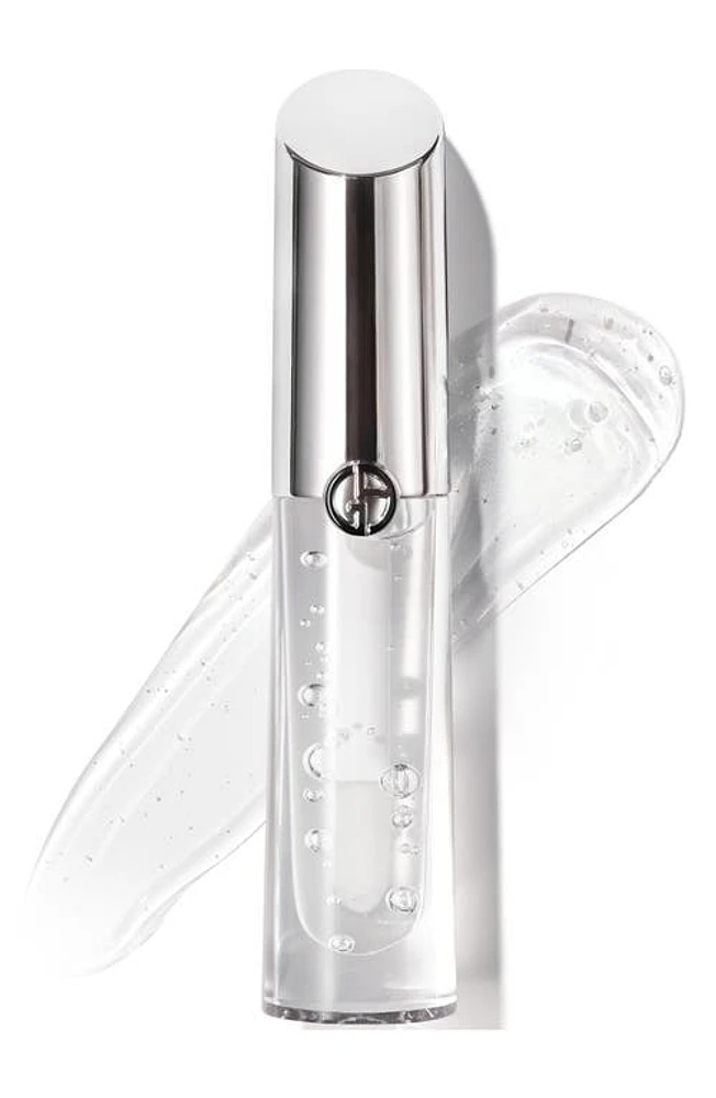 ARMANI beauty Prisma Glass High Shine Lip Gloss in 01 Clear Shine at Nordstrom