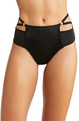 Hauty Strapped Up Bikini Black at Nordstrom,