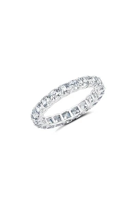 Crislu Cubic Zirconia Eternity Ring Platinum at Nordstrom