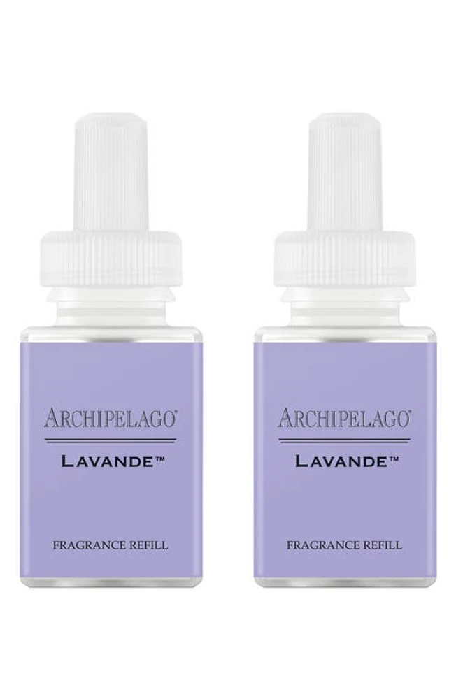 PURA x Archipelago 2-Pack Smart Diffuser Fragrance Refills in Lavender at Nordstrom