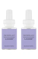 PURA x Archipelago 2-Pack Smart Diffuser Fragrance Refills in Lavender at Nordstrom