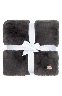 UGG(r) Euphoria Throw Blanket in Charcoal at Nordstrom