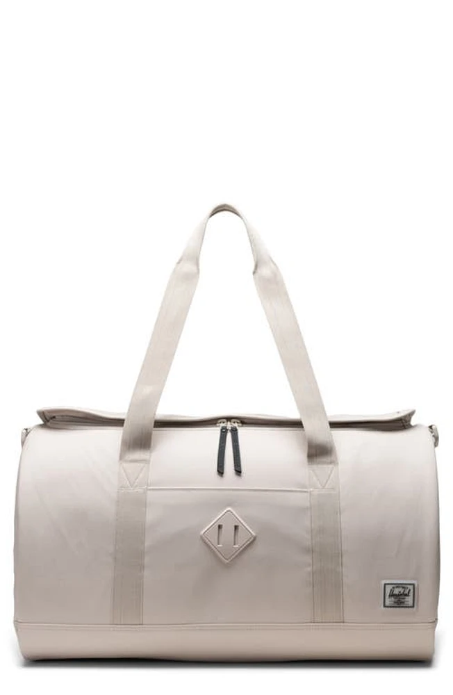 Herschel Supply Co. Heritage Water Resistant Recycled Polyester Duffle Bag in Moonbeam Tonal at Nordstrom