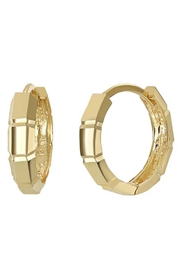 Bony Levy 14K Gold Segmented Huggie Hoop Earrings in 14K Yellow Gold at Nordstrom