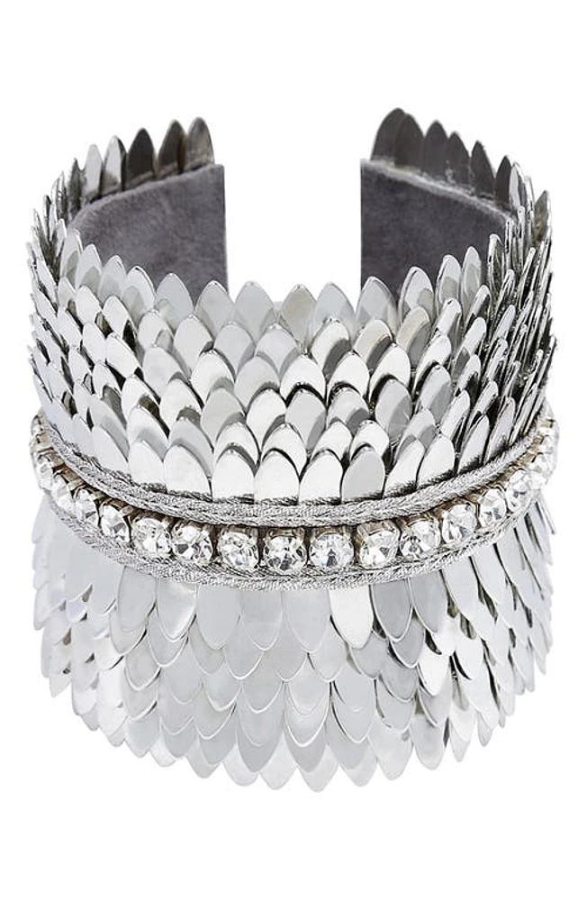 Deepa Gurnani Gigi Cuff Bracelet in Silver at Nordstrom