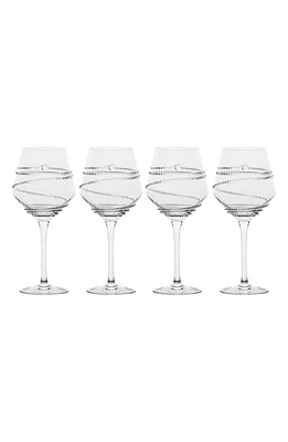 Juliska Chloe Set of 4 Stem Wine Glasses Gift Box in Clear at Nordstrom