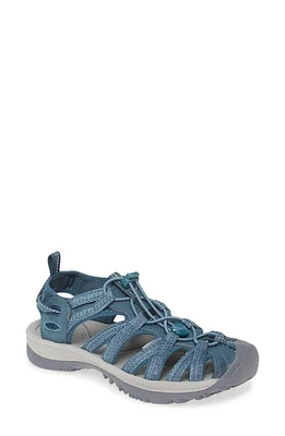 KEEN 'Whisper' Water Friendly Sport Sandal Smoke Blue Fabric at Nordstrom,