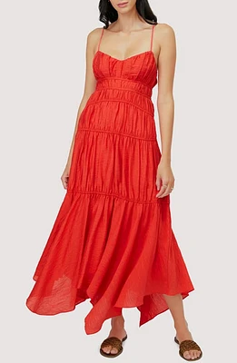 Lost + Wander Hidden Oasis Sleeveless Maxi Dress Red at Nordstrom,