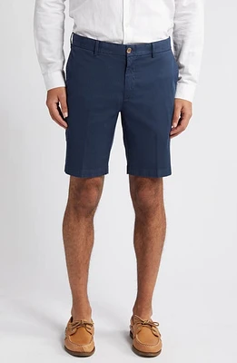 Scott Barber Stretch Cotton & Silk Shorts Midnight at Nordstrom,