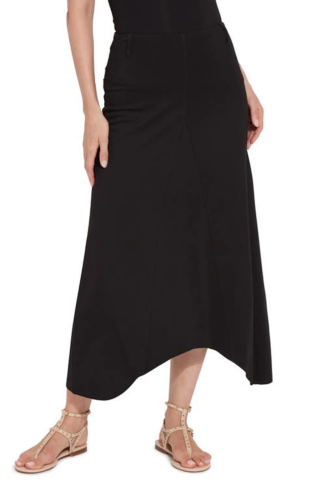 Lyssé Riley Ponte Maxi Skirt Black at Nordstrom,