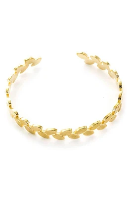 Panacea Leaf Cuff Bracelet in Gold at Nordstrom