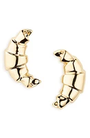 Jacquemus Croissant Earrings in Light Gold at Nordstrom