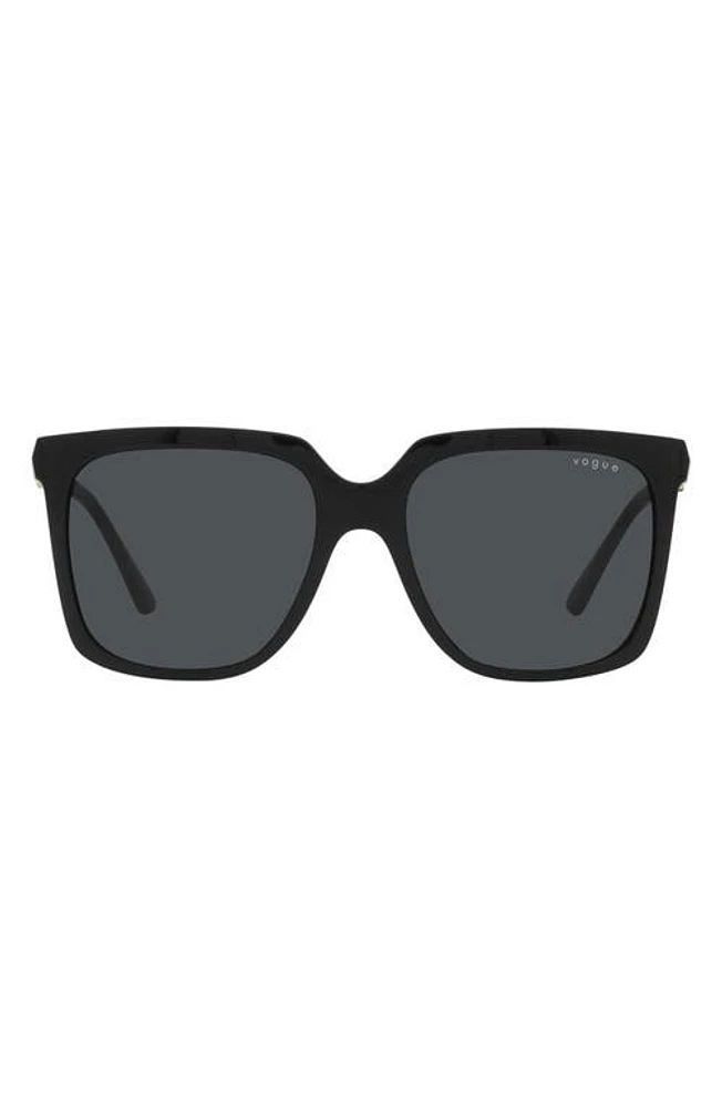 VOGUE 54mm Square Sunglasses in Black at Nordstrom