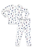 Bellabu Bear Pirates Fitted Two-Piece Pajamas at Nordstrom, Size 18-24M