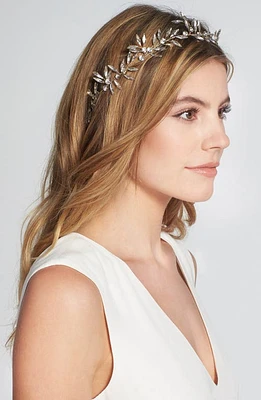 Brides & Hairpins Daphne Crystal Halo & Sash in 14 K Gold at Nordstrom