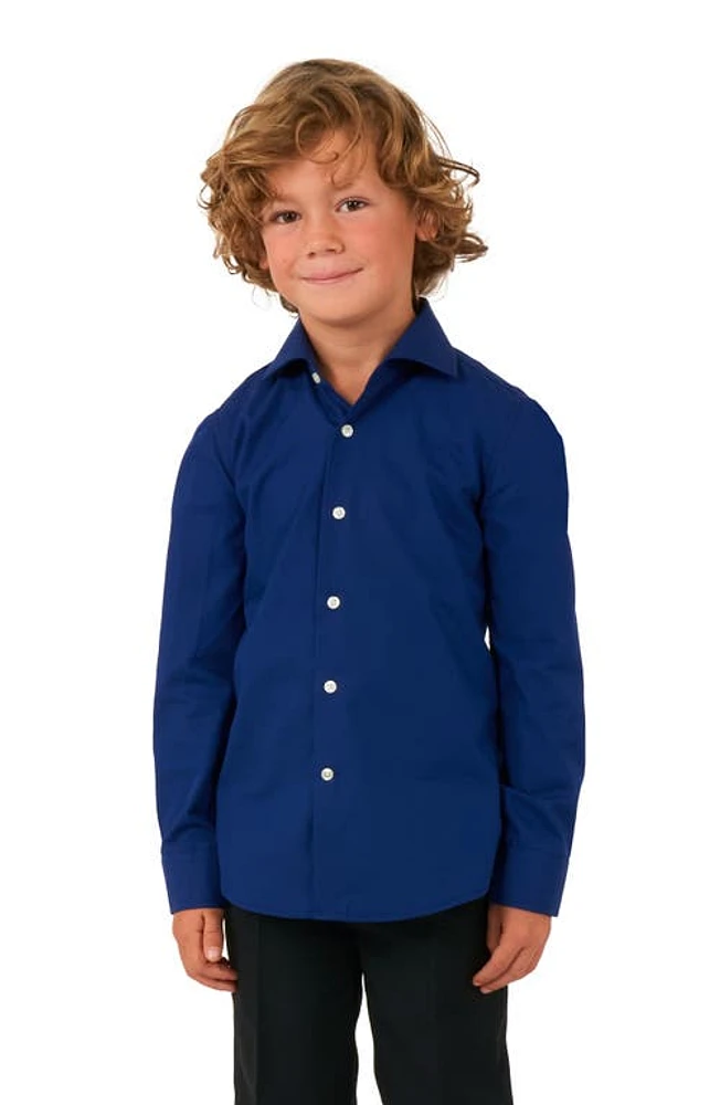 OppoSuits Kids' Royale Button-Up Shirt Navy at Nordstrom