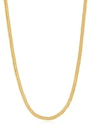 Luv AJ The Arezou Snake Chain Collar Necklace in Gold at Nordstrom