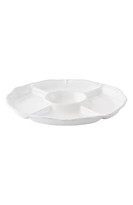 Juliska 'Berry and Thread' Ceramic Crudité Platter in Whitewash at Nordstrom