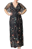 Kiyonna Embroidered Elegance Floral Gown at Nordstrom,