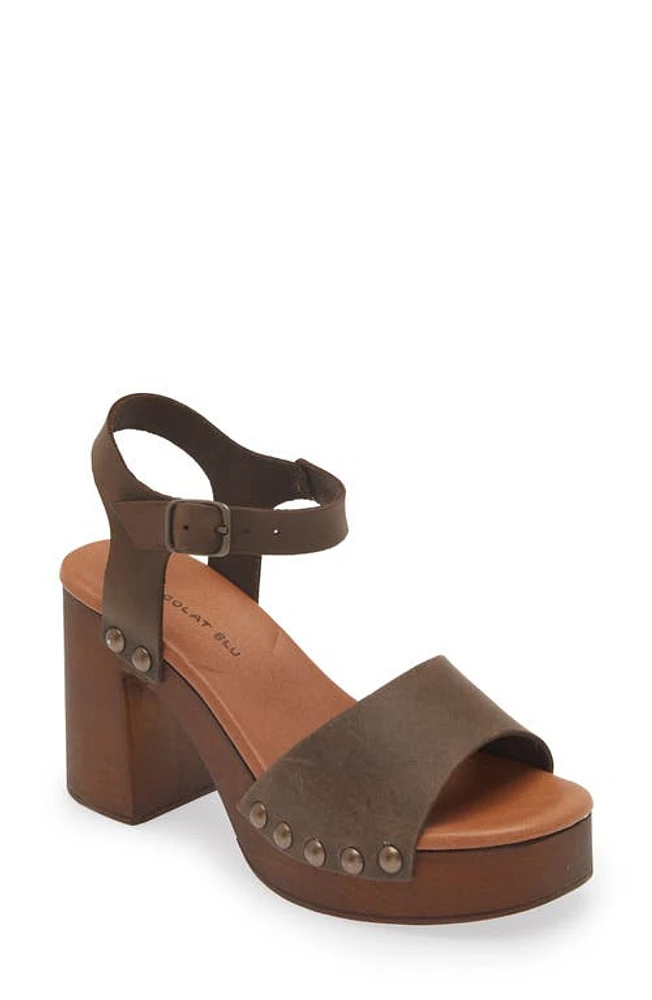 Chocolat Blu Holand Ankle Strap Platform Sandal Leather at Nordstrom,