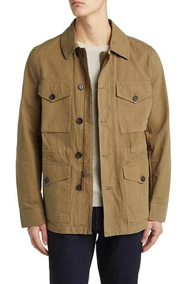 Brooks Brothers Out Four-Pocket Ripstop Jacket Burnt Olive at Nordstrom,