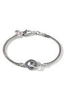 John Hardy Classic Chain Hammered Loop Bracelet in Blue at Nordstrom, Size Medium