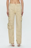 Pistola Bobbie Utility Cargo Jeans Champagne at Nordstrom,