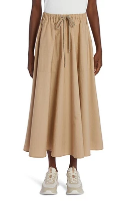 Moncler Cotton Midi Skirt Croissant at Nordstrom, Us