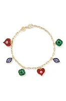 Orly Marcel Symbols Charm Bracelet in Gold Multi at Nordstrom