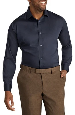 Johnny Bigg Hamilton Stretch Dress Shirt Navy at Nordstrom,