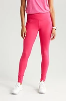 zella Fleece Lined Performance Pocket Leggings in Pink Bright at Nordstrom, Size Large