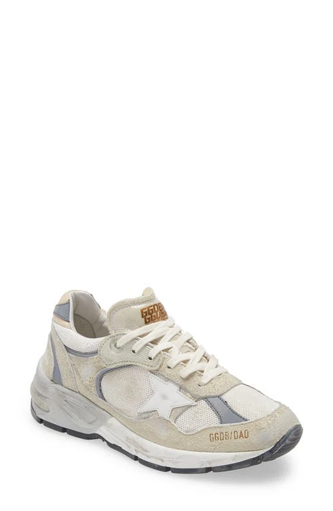 Golden Goose Dad-Star Low Top Sneaker White/Silver at Nordstrom,