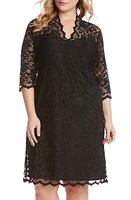 Karen Kane Scalloped Stretch Lace Dress at Nordstrom