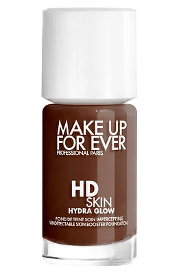 Make Up For Ever HD Skin Hydra Glow Skin Care Foundation with Hyaluronic Acid in 4R76 - Cool Ebony at Nordstrom