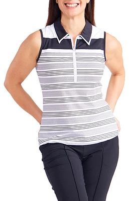 KINONA at The Turn Sleeveless Golf Top Zig Zag Stripe Nordstrom,