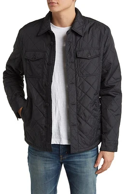 The Normal Brand Regular Fit Quilted Nylon Jacket Black at Nordstrom,