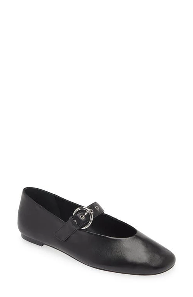 Reformation Bethany Mary Jane Flat Black at Nordstrom,