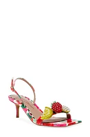 Betsey Johnson Colson Kitten Heel Sandal Multi at Nordstrom,