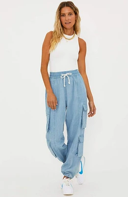 Beach Riot Cassius Demin Joggers in Denim Daze at Nordstrom, Size X-Large