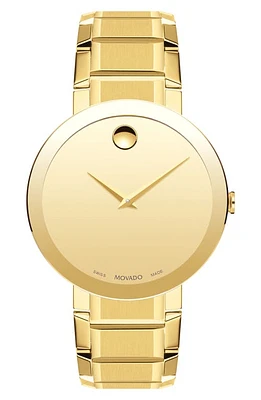 Movado Sapphire Bracelet Watch, 39mm in Gold Mirror at Nordstrom