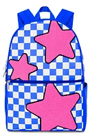 Iscream Kids' Star Checkered Backpack in Blue Multi at Nordstrom