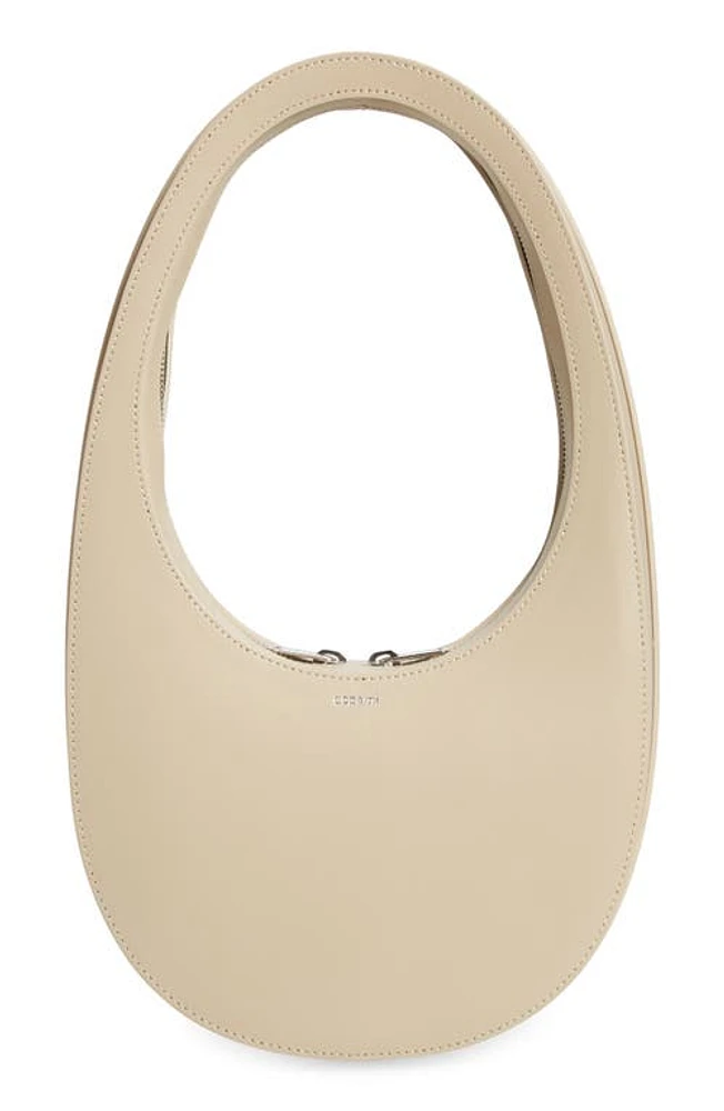 Coperni Swipe Leather Top Handle Bag in Sand at Nordstrom