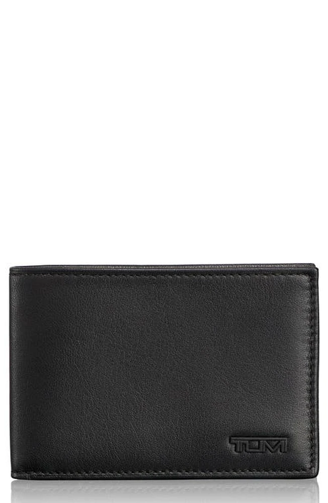 Tumi Delta ID Lock Shielded Slim Single Billfold in Black at Nordstrom