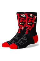 Stance x Star Wars Kids' Darth Maul Crew Socks Black at Nordstrom,